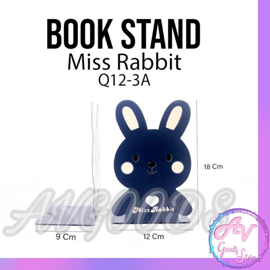 

[KODE EBYHG] Book Stand / Sandaran Buku / Penyangga buku / pembatas buku / Book end fancy besi (2pcs)