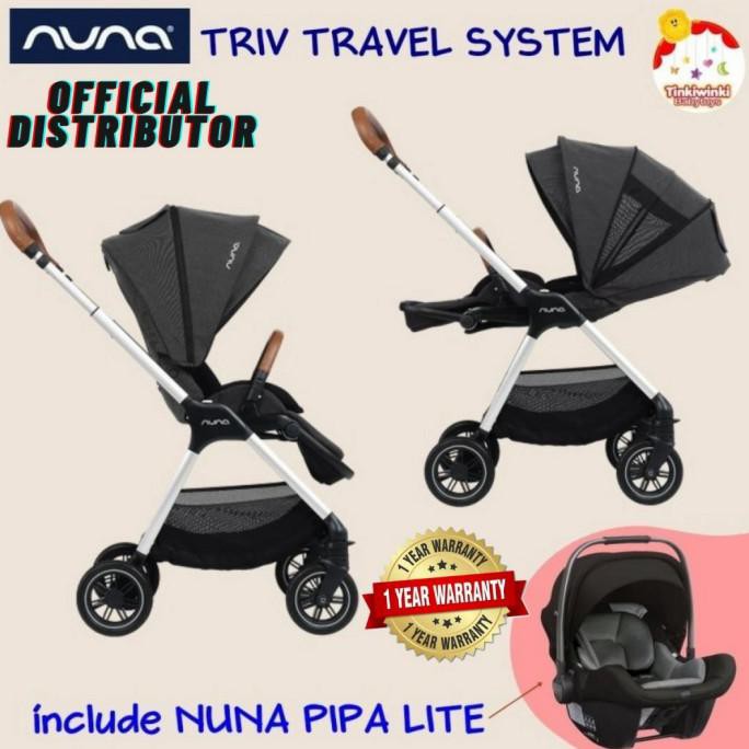 Baru / NUNA TRIV TRAVEL SYSTEM with NUNA PIPA LITE / Berkualitas