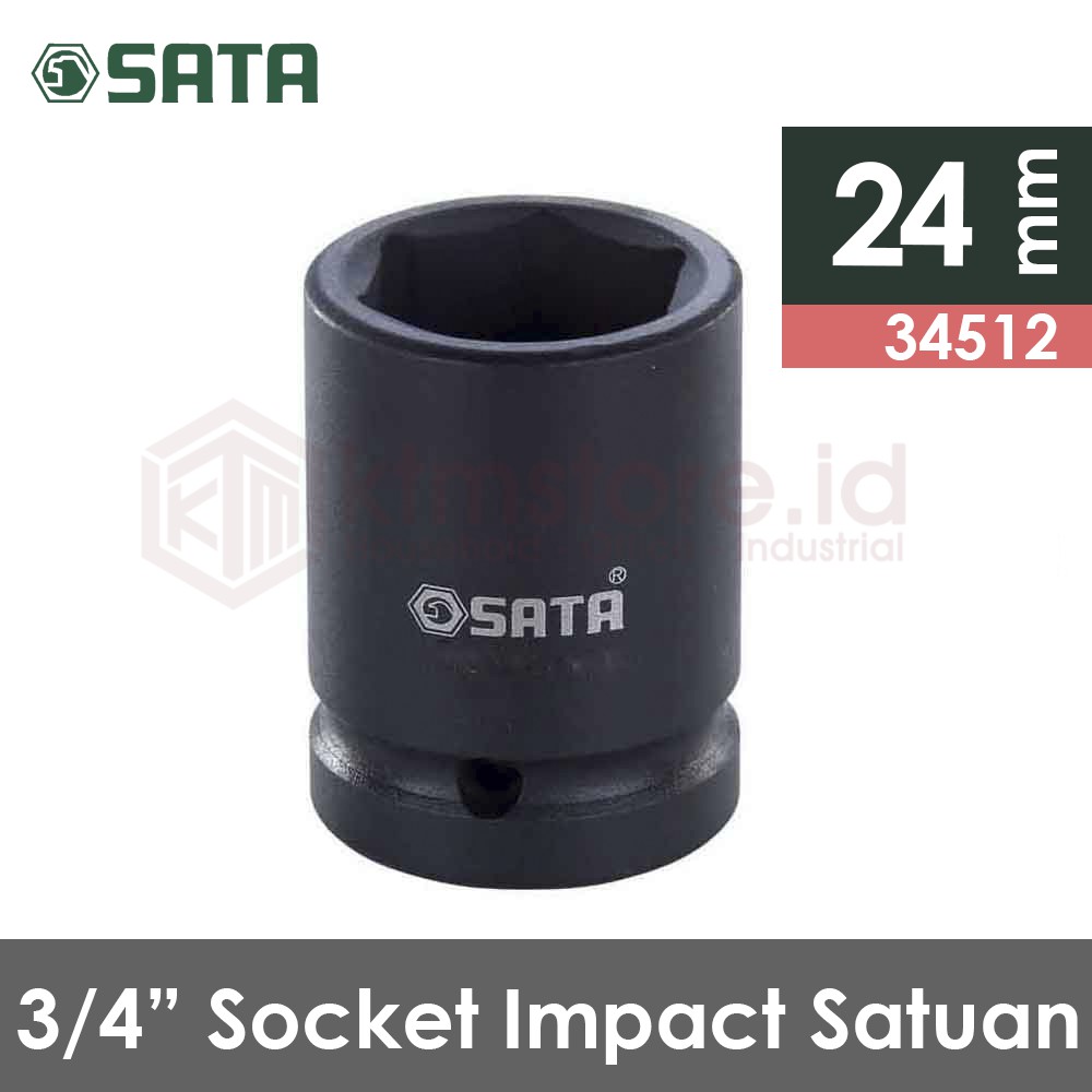 SATA TOOLS Socket Impact 3/4 INCH 18 MM 34512