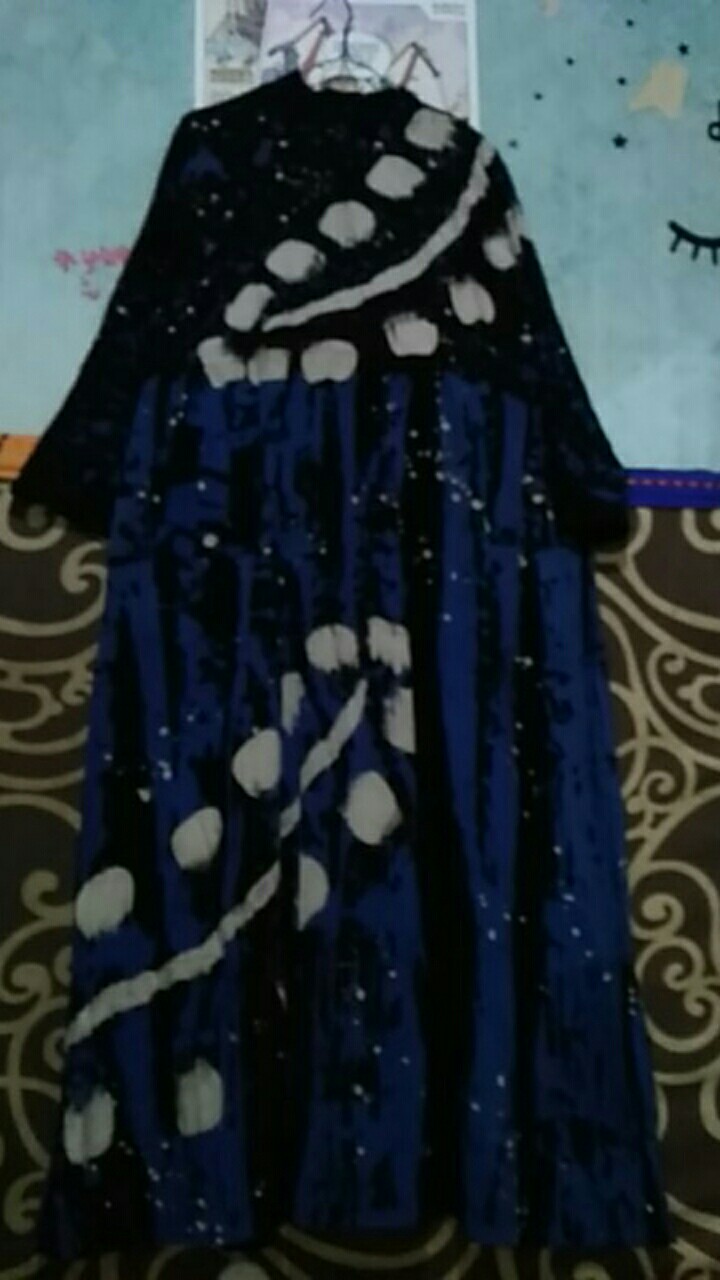 Gamis Twill Tiedye_gamis Batik_gamis Abstrak_gamis Murah