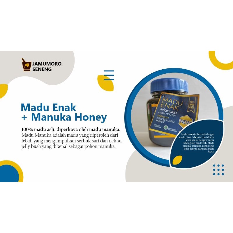 

MANUKA HONEY/MADU MANUKA/MADU ENAK