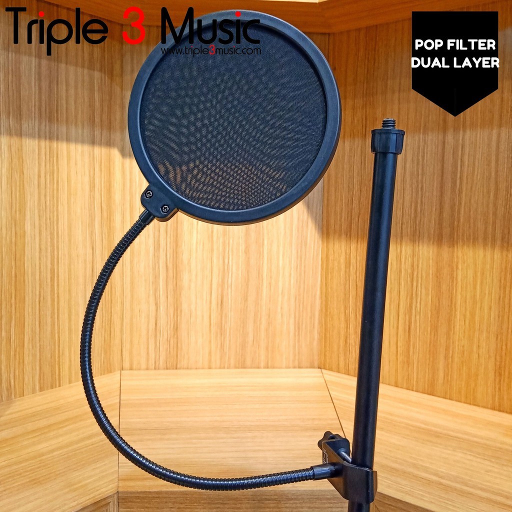 Pop Filter Layer Ganda Berkualitas