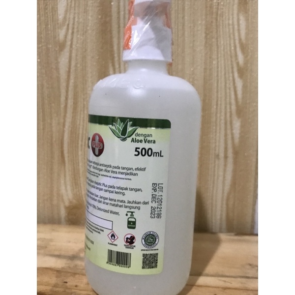 Aseptic Plus 500ml|handsanitizeronemade|plusalkohol|puff