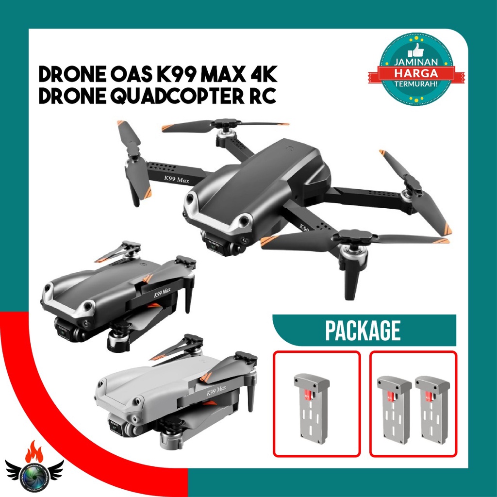 DRONE OAS K99 MAX 4K DRONE QUADCOPTER RC LIPAT 2.4GHZ