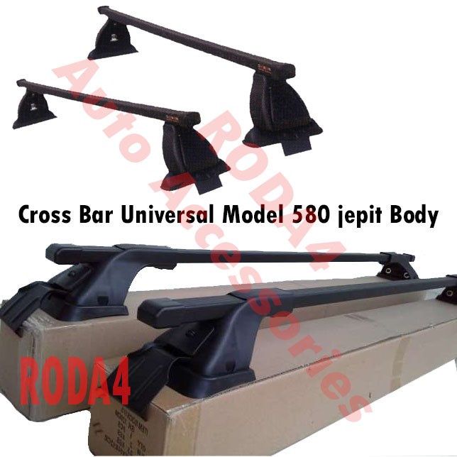 Cross Bar / Kaki Rak Mobil Model 580 Jepit Body