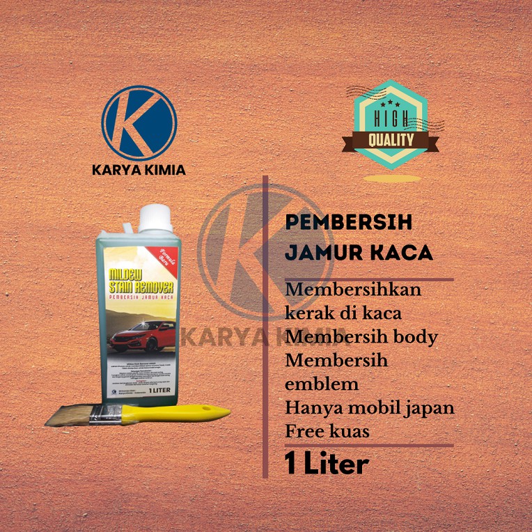 Pembersih Jamur Kaca Jamur Body Pembersih Kerak Kaca dan Body Pembersih Jamur kaca Mobil Free kuas