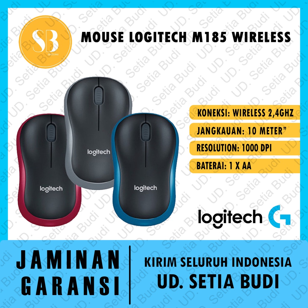 Mouse Logitech M185 Wireless