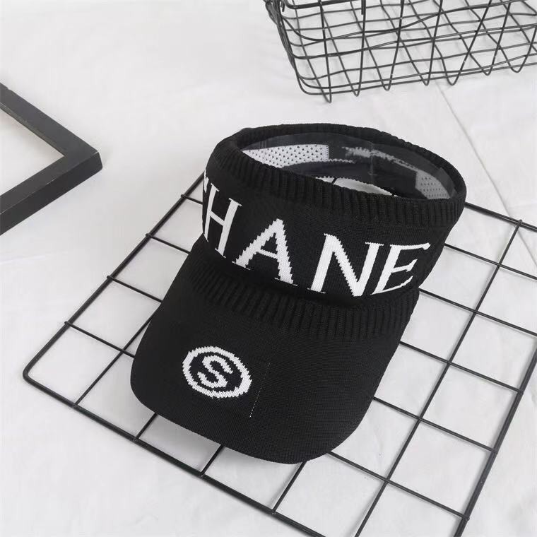 Topi Musim CHANE Panas Kosong Atas Perlindungan Matahari Matahari UV Knit Cap Visor Baseball