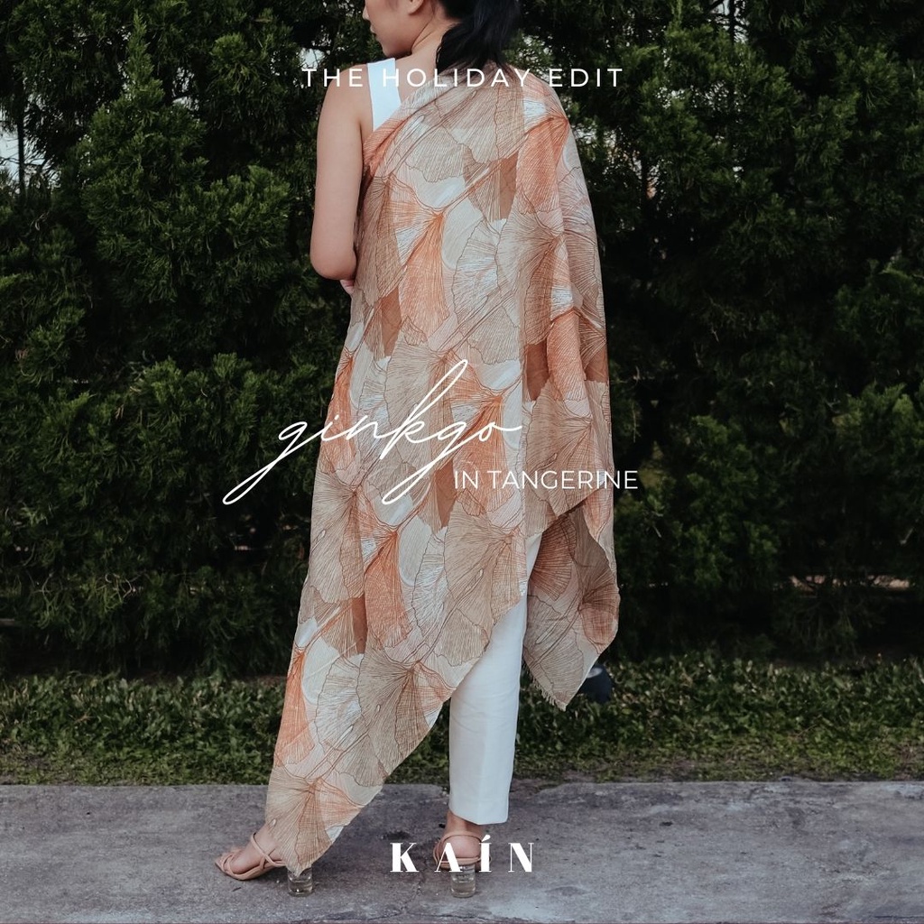 SHOPKAIN Ginkgo in Tangerine Shawl -  The Holiday Edit