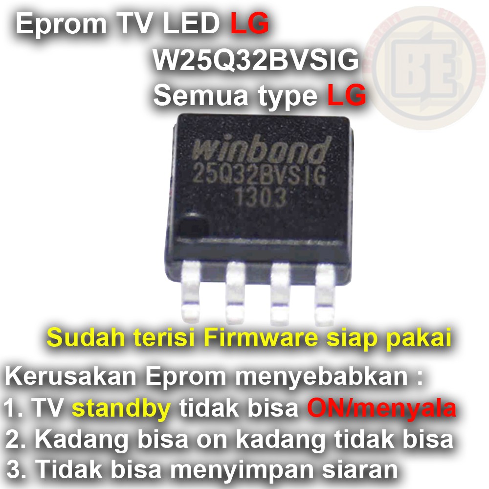 Ic Eprom tv LED LG W25Q32BVS