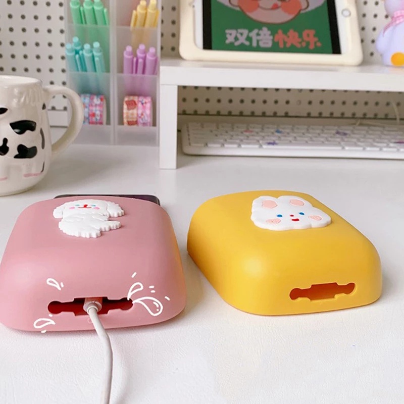 [Creative Cute Cartoon Wall-Mounted Storage Box ][Air Conditioning Remote Control TV Storage Box ][Living Room Bedroom Background Wall Decoration Organizer][Multifunctional Mobile Phone Plug Office Household Bracket]