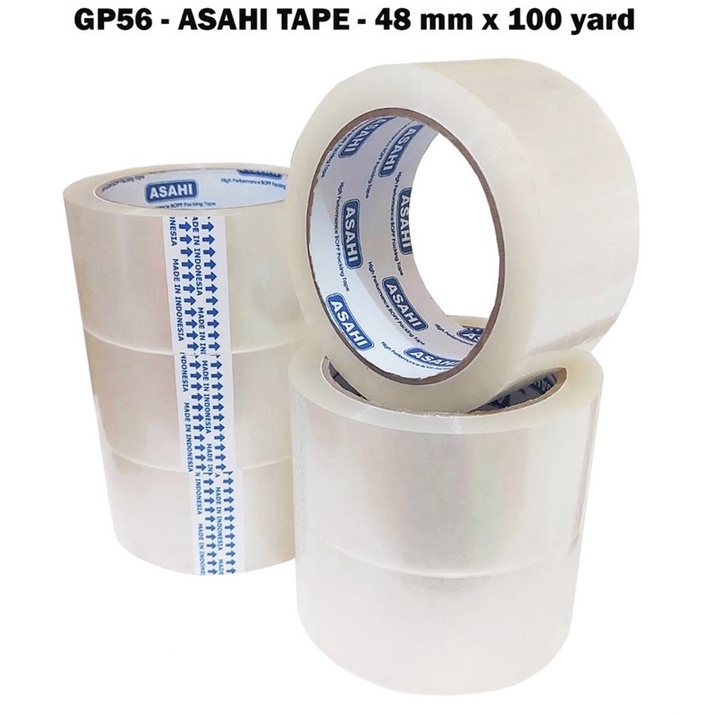 

TAPE Isolasi Lakban Bening XINYEN DAICHI 48mm x 100yard Selotip Plester Bening Putih Natural