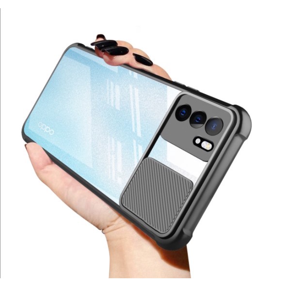 Case Samsung Galaxy A22 4G M32 4G Slide Clear Transparant Protaction Kamera Belakang