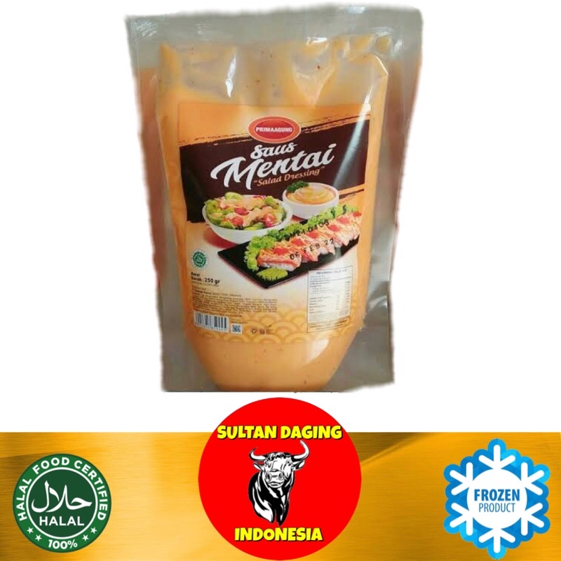 

SAUS MENTAI 250 GRAM PRIMA AGUNG/ SAUS MENTAI PRIMA AGUNG/ SAOS MENTAI/ MENTAI SAUCE/ SAUCE MENTAI