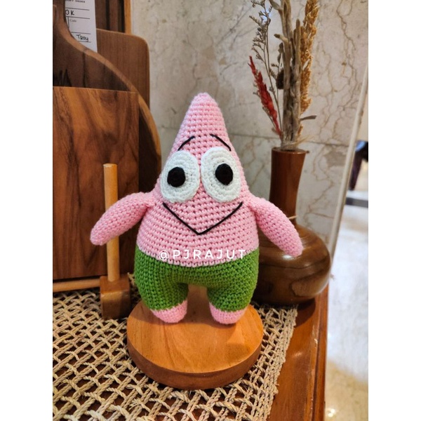 amigurumi boneka patrick star