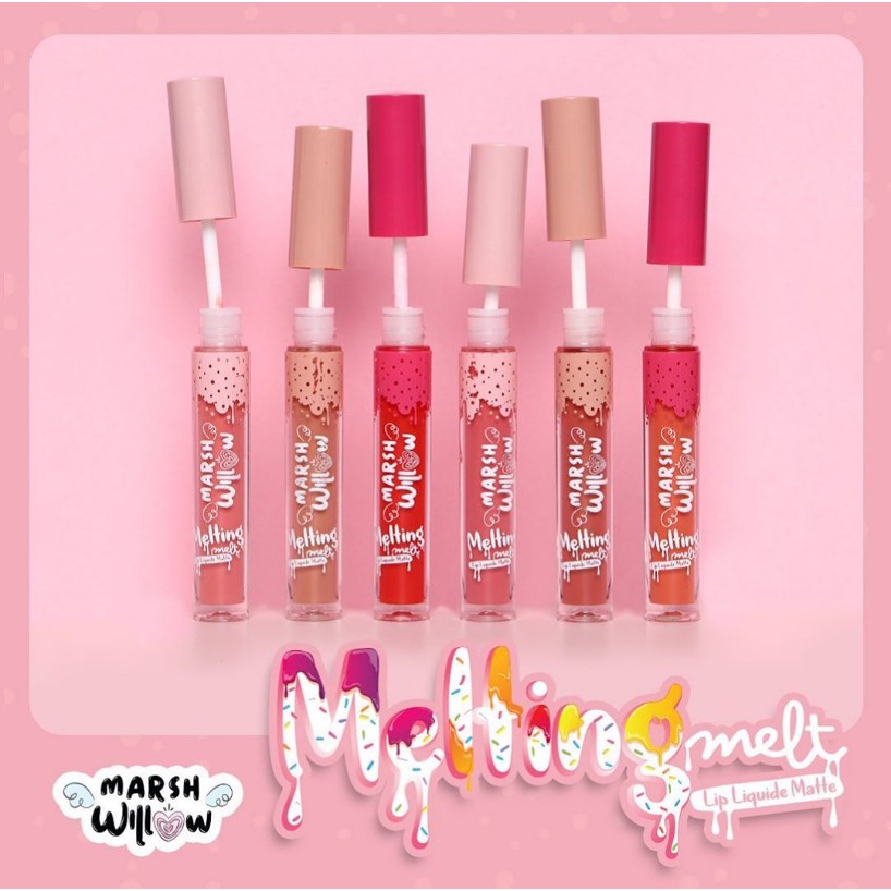 ⭐BAGUS⭐ MARSHWILLOW LIP LIQUIDE | LiP Cream Matte | Lipcream Melting Melt