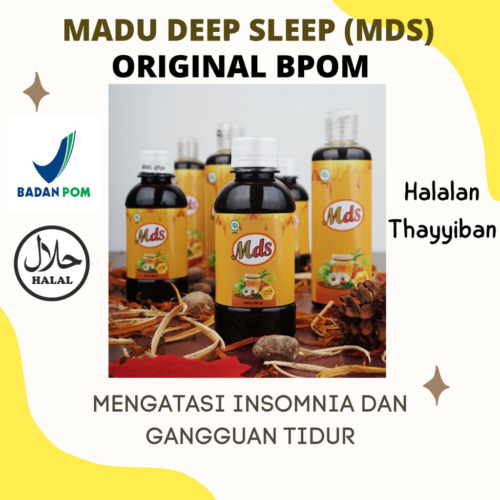 Madu Deep Sleep Original Herbal Insomnia Obat Insomnia Susah Tidur Cair Ampuh Tanpa Efek Samping