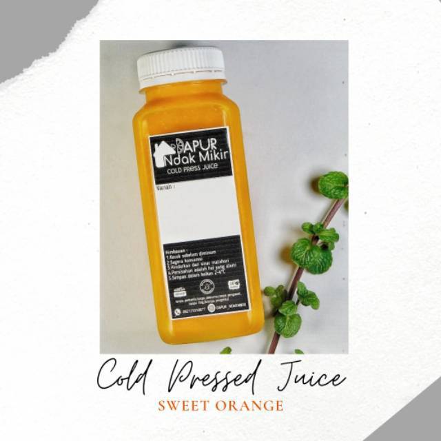 

COLD PRESSED JUICE Premium Orange Series (Jus Wortel/Jus Detox/Jus Kesehatan)