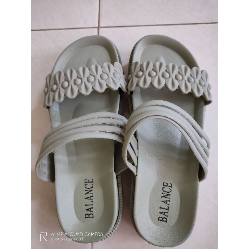 New BLC 1604-30 Sandal Jelly Angelia bacadeskripsi-Balance Hijau