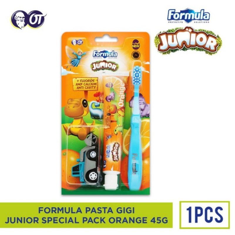 Formula Sikat Gigi&amp;Pasta Gigi Anak/Junior Free Mainan