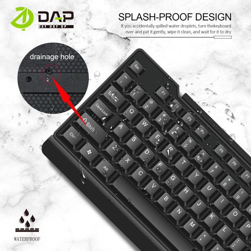 DAP Portable Mini Multimedia Keyboard D-M8171 High-Speed Universal Ser