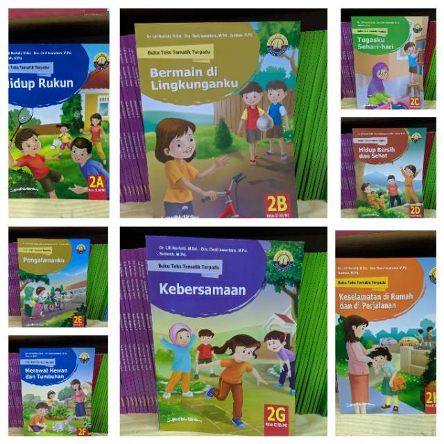 BUKU TEKS TEMATIK TERPADU KELAS 2 SD ( A - H ) YUDHISTIRA