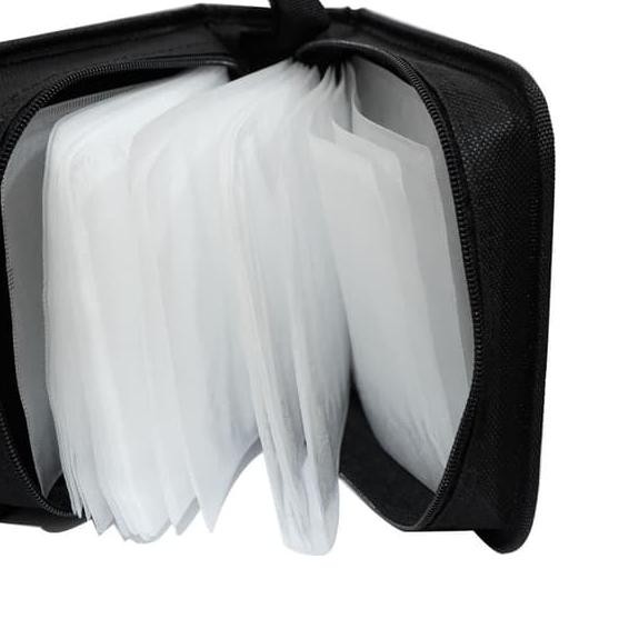 Ω Tempat CD / Tas CD DVD isi 40 keping - Black ➷