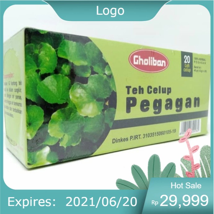 

Teh Celup daun pegagan gholiban (daun pilihan)