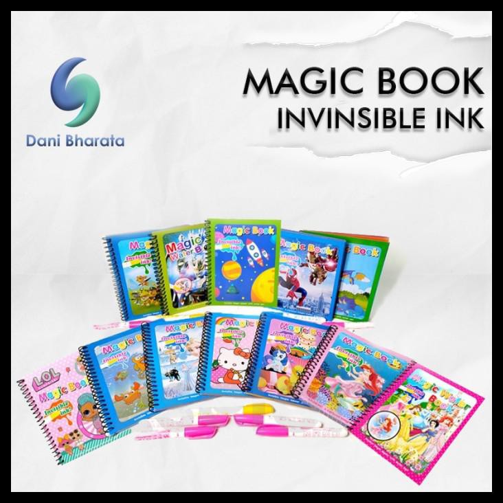

Magic Water Drawing Book-Buku Mewarnai Edukasi Anak - Cewek