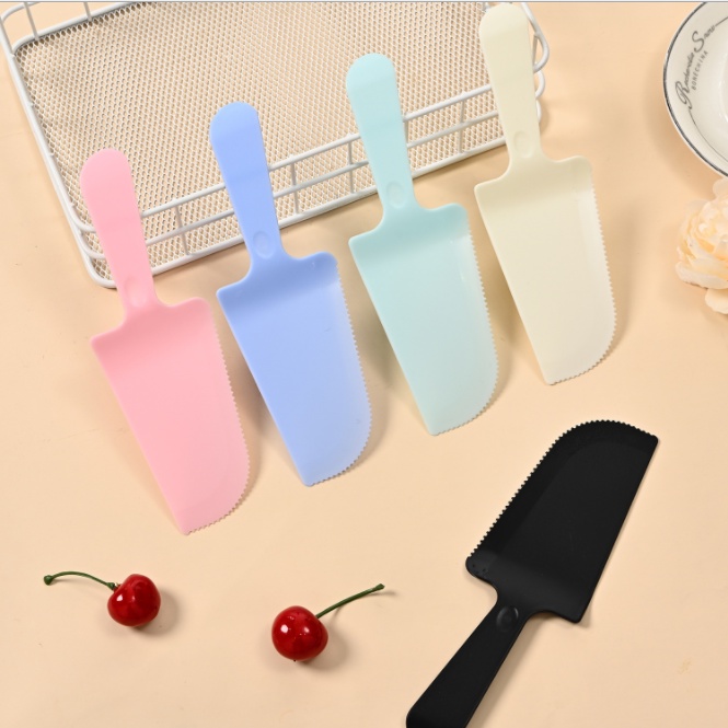 1pc High Quality Plastic Pastry Shovel Disposable Cake Knife / Pie pizza cheese pastry Western Cooking Tools Server Divider Knives