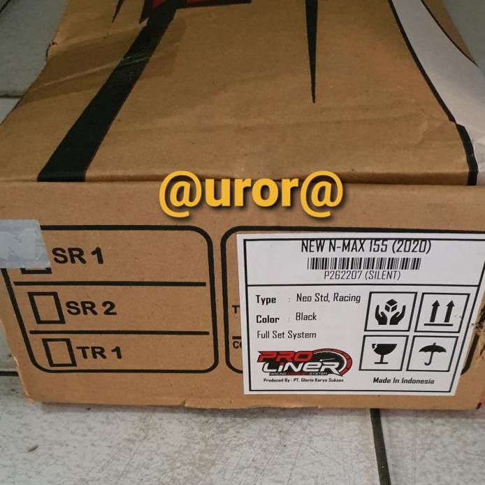 KNALPOT PROLINER STANDAR RACING SR NEO SILENT - NEW NMAX 2020