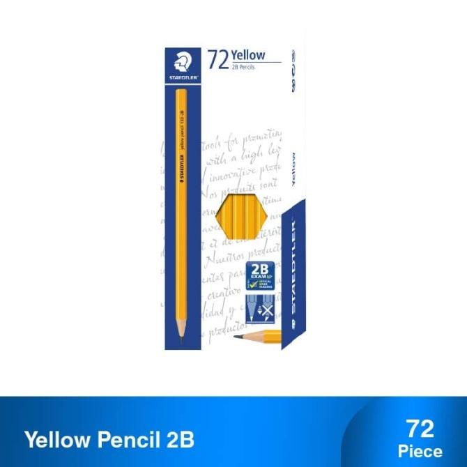 

Staedtler Yellow Pencil 2B - 72pcs