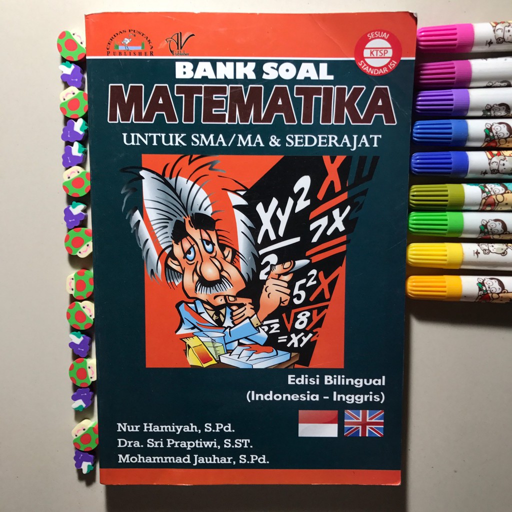 Buku BANK SOAL MATEMATIKA Edisi Bilingual | Cerdas Pustaka Publisher AV Publisher | KTSP | Kelas SMA