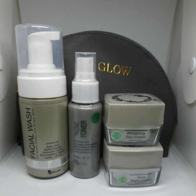 Ms glow krim siang / malam / sabun / toner