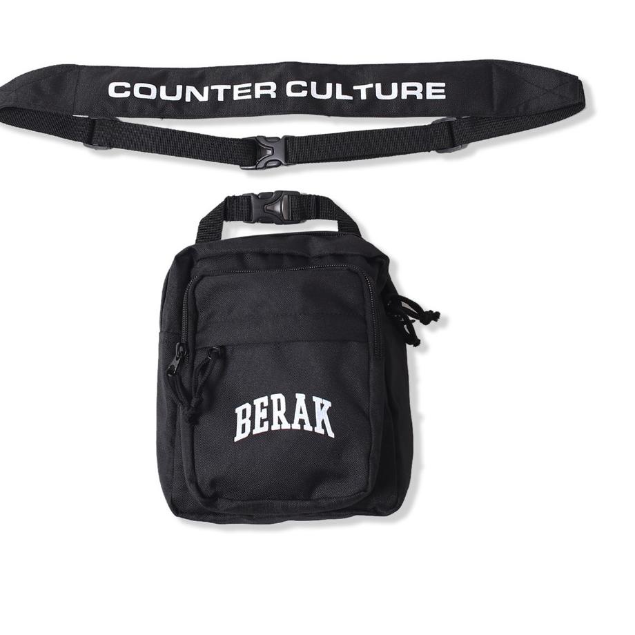 ➼ BERAK 9420 Slingbag / Tas Selempang - Riff Black ♞