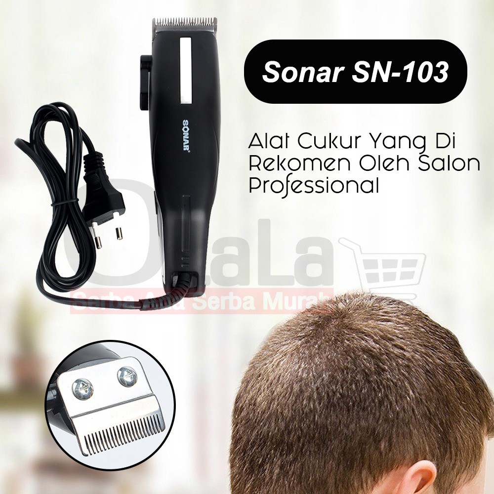 Alat Cukur Rambut Sonar Professional Hair Clipper SN-103