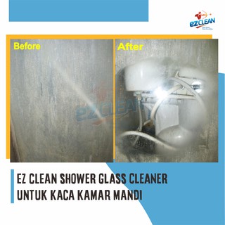 Jual PEMBERSIH KERAK KACA SHOWER PAKET EZCLEAN PEMBERSIH KACA SEKAT