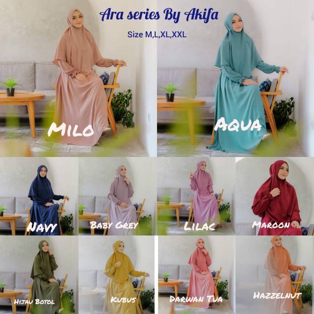 Set Gamis Aradaily by Akifa