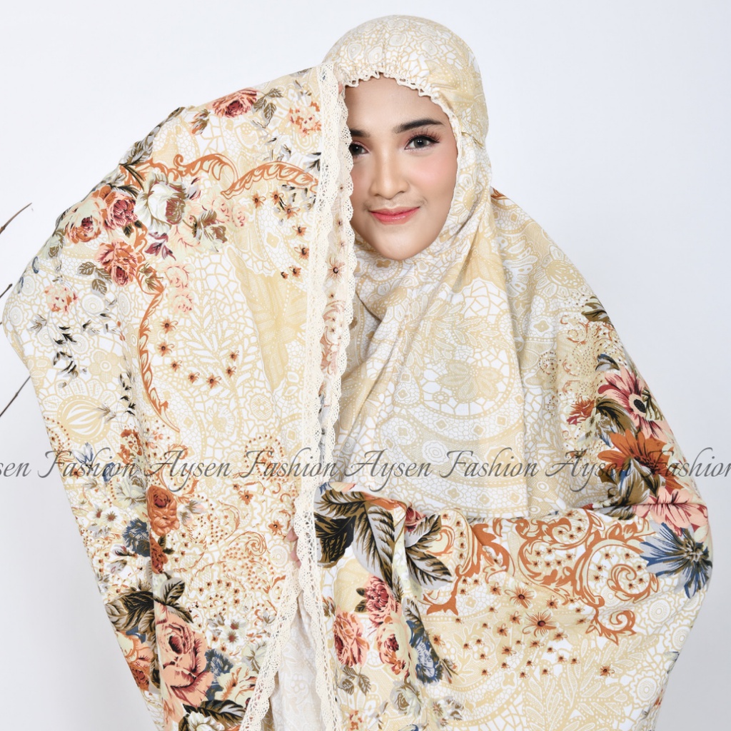 Mukena Dewasa Katun Motif