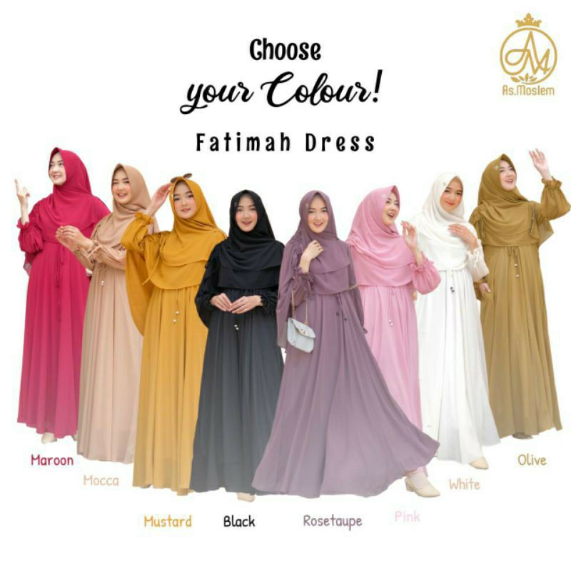 FATIMAH DRESS BY AS MOSLEM