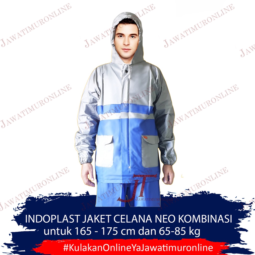 Jas Hujan Indoplast Jaket Celana Neo Kombinasi