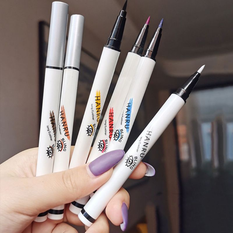 EYELINER SPIDOL PUTIH UNGU BIRU RED HITAM EYELINER WHITE WATERPROOF BEST SALLER