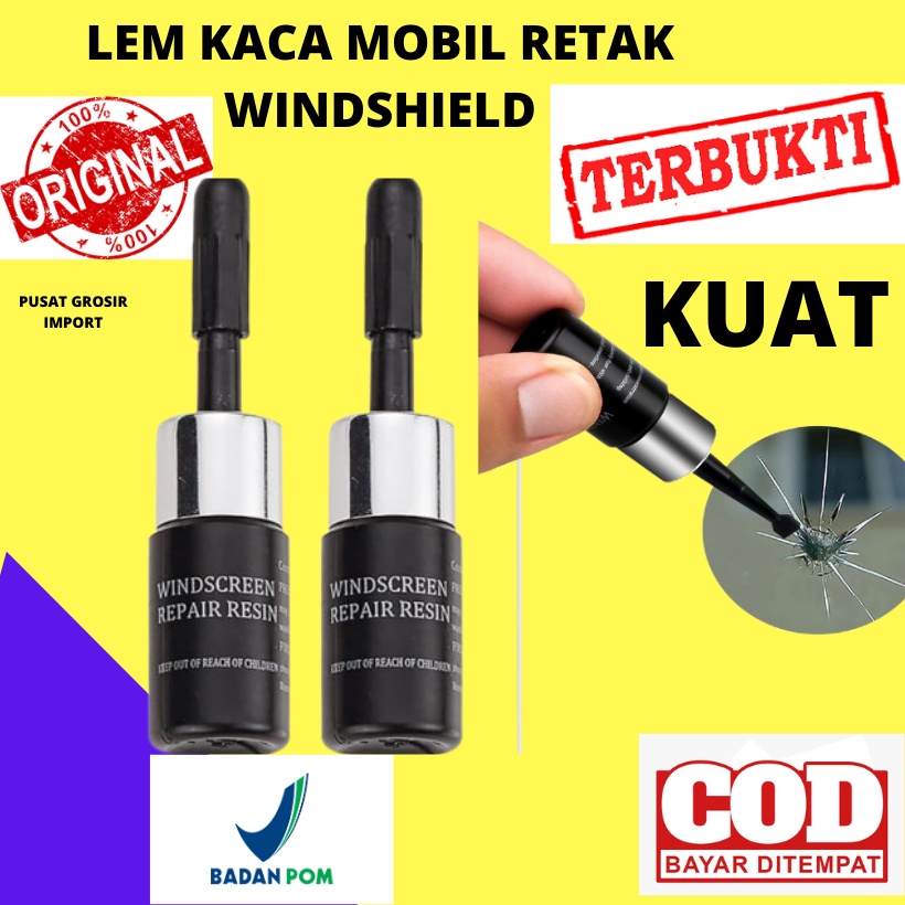 Lem Kaca Mobil LCD HP Retak Windshield Repair Kit Glass Perekat Original