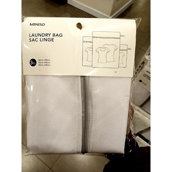 Jual MINISO laundry bag 3pcs Shopee Indonesia