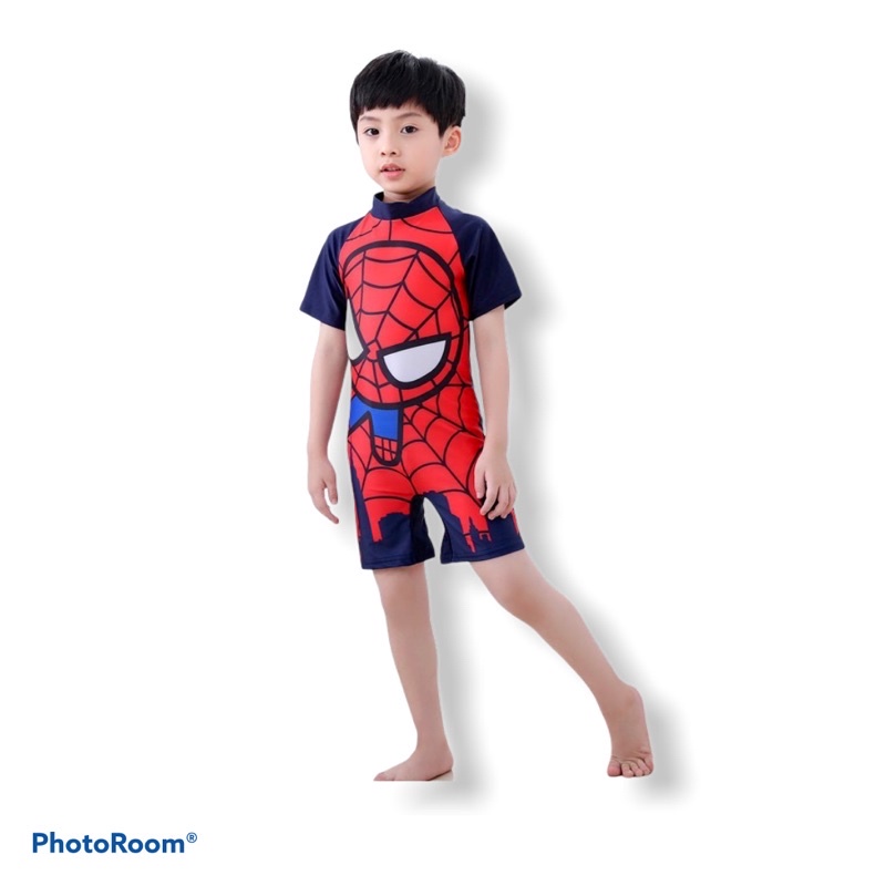 Spiderman Baju Renang Anak Laki Laki Bayi Balita Umur 1 2 3 10 Tahun