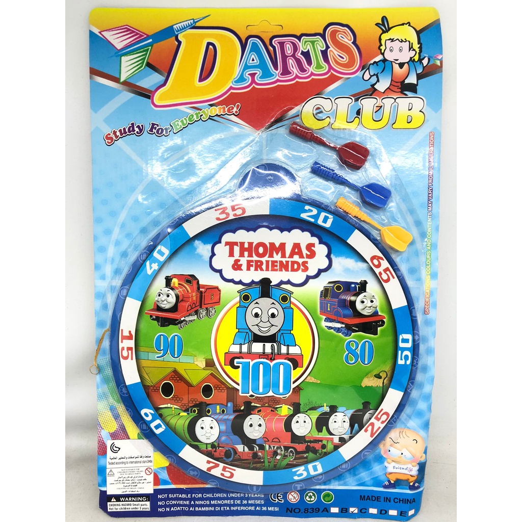Mainan Anak Papan Dart magnet / Magnetic Dart game board mainan thomas