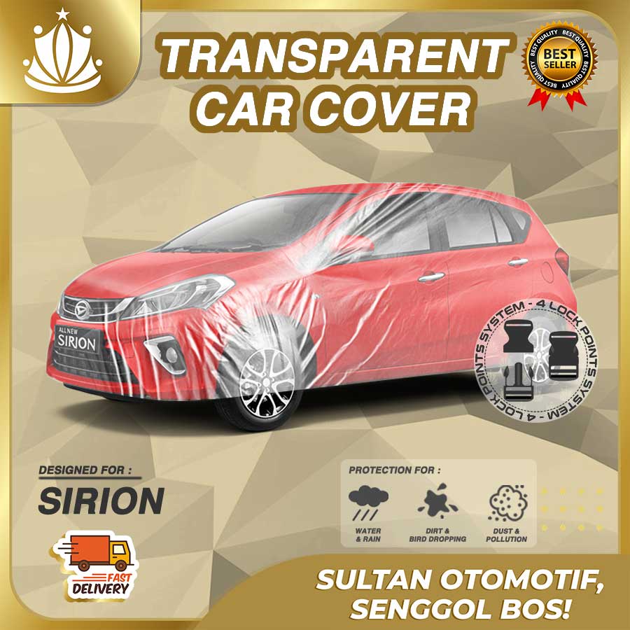 Body Cover Mobil Plastik TEBAL Sirion WATERPROOF