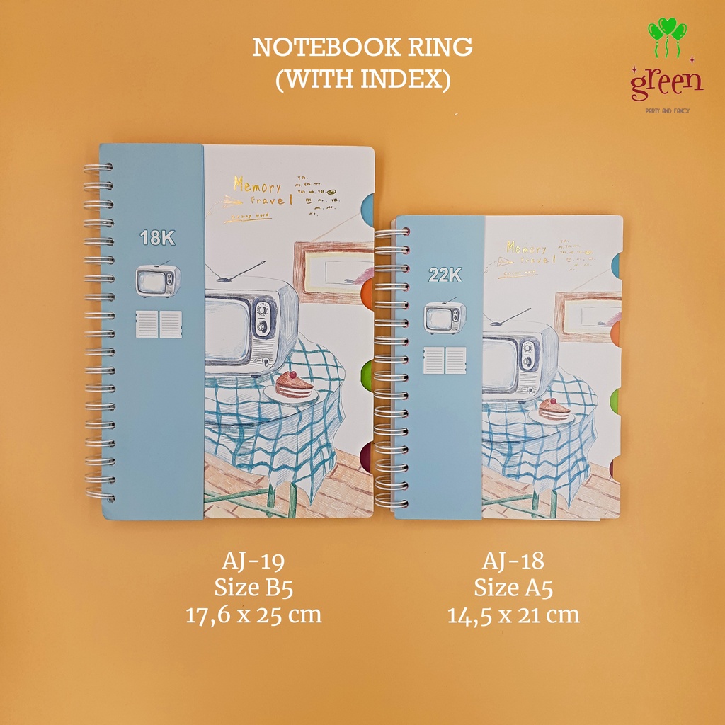 Notebook ring Notebook index Buku ring Buku spiral Notebook spiral Buku ring Buku size A5 B5