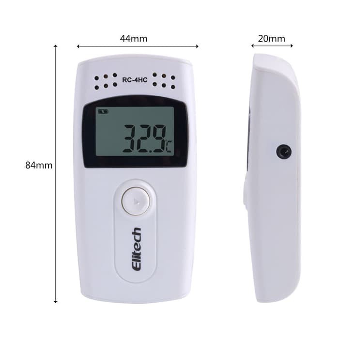 Thermometer Digital Hygrometer Data Logger USB Elitech RC-4HC Humidity