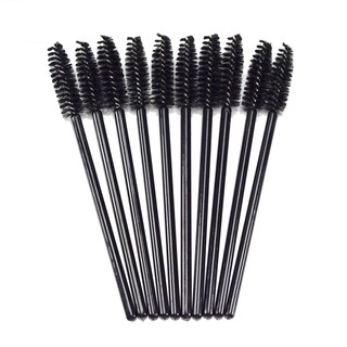 Mascara Wand Sisir Kuas Sikat Eyelash  Bulu Mata Makeup Tool Hitam (K097+Pnjpit Bulu Mata)